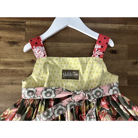 Matilda Jane Vintage Serendipity Floral Perfect Day Knot Sleeveless Dress 6 - Picture 10 of 10